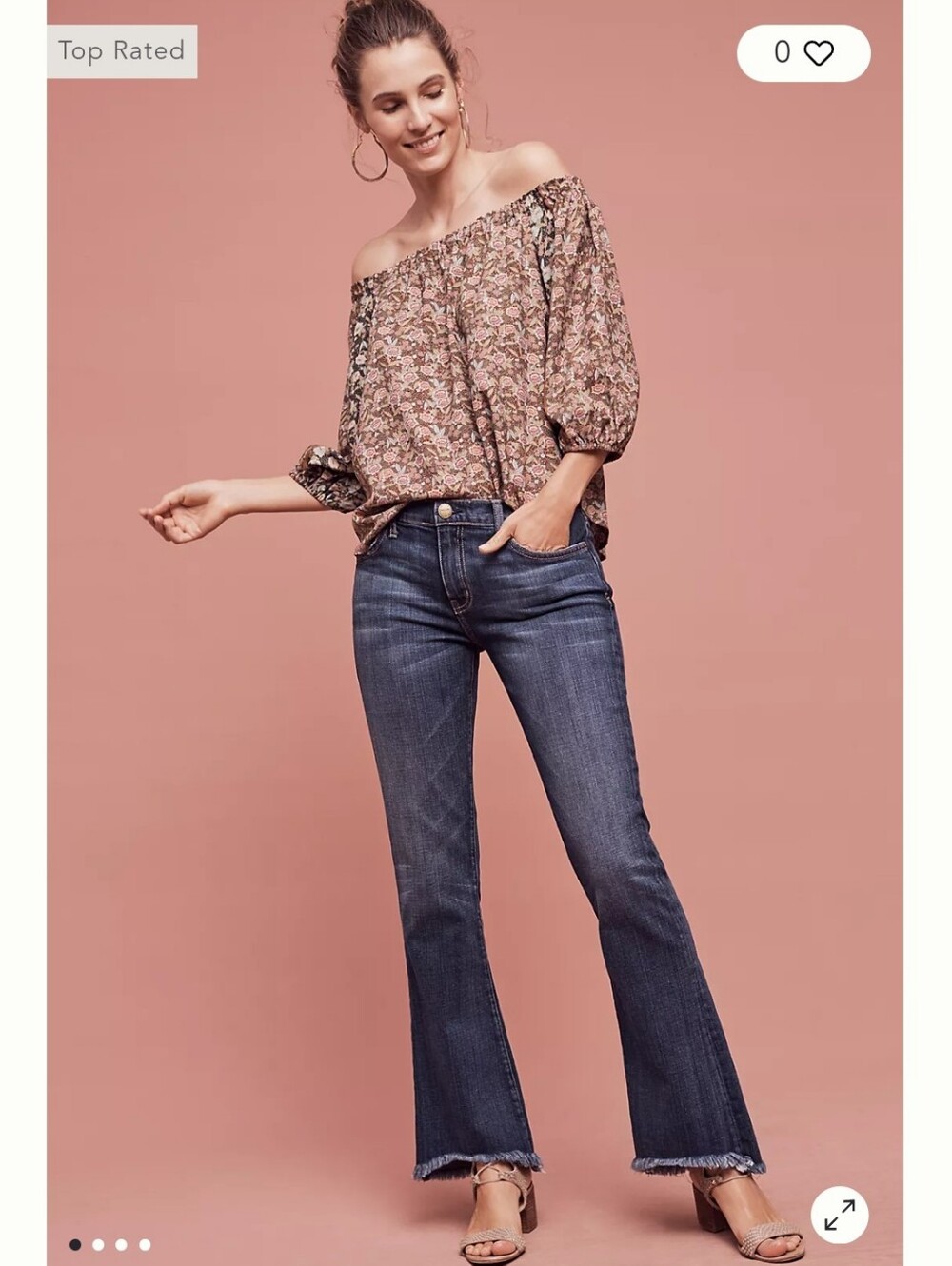 Anthropologie Current Elliot The Flip Flop Jean Size 32